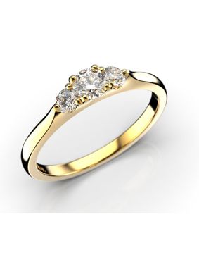 Festive Megan trestens diamantring 571-034-KK