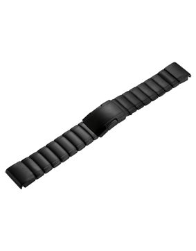 Tiera Garmin Fenix stålarmband quick release svart 22 mm