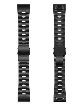 Tiera Garmin Fenix titanarmband svart quick release 22 mm