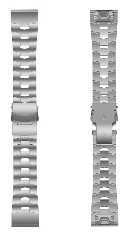Tiera Garmin Fenix titanarmband quick release 22 mm