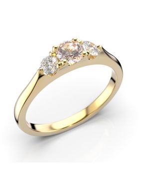 Festive Megan morganit trestens diamantring 572-050M-KK