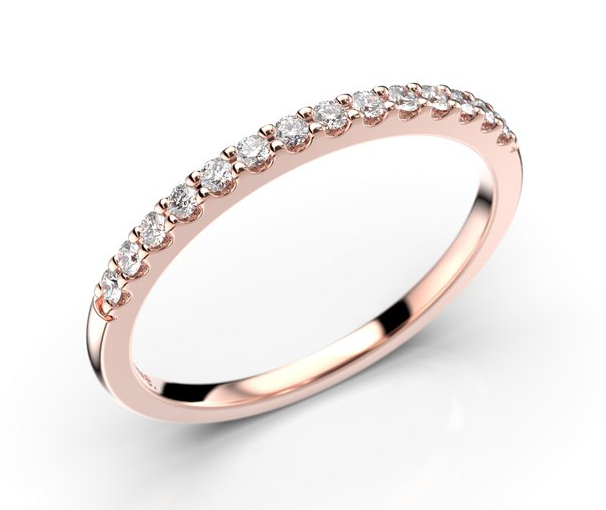 Festive Jessica halvallians diamantring 18-575-012-PK-HSI1