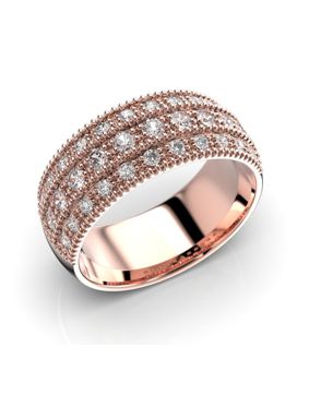 Festive Manuela morganit halvallians diamantring 579-052M-PK