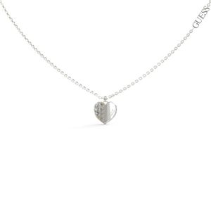 GUESS Lovely silverfärgad pave hjärthalsband JUBN03035JWRHT/U main product photo