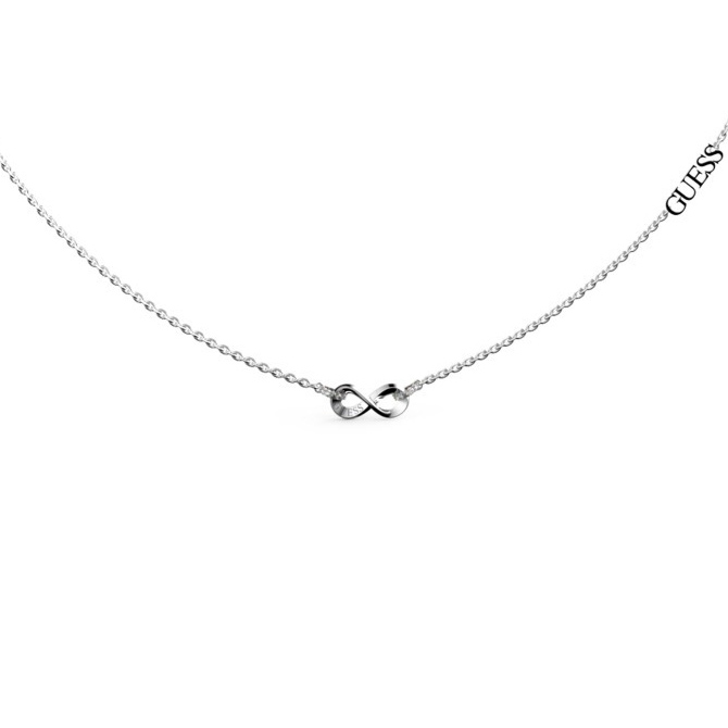 GUESS Endless dream silverfärgad infinity halsband JUBN03264JWRHT/U