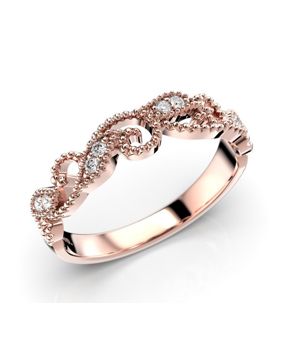Festive Saga filigrandiamantring 585-010-PK