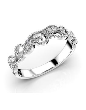 Festive Saga filigrandiamantring 585-010-VK