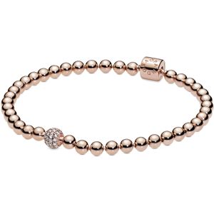 Pandora Beads & Pave Rose Gold Plated armband 588342CZ-19 main product photo