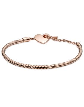 Pandora Moments Heart T-Bar Snake Chain Bracelet armband 589285C00