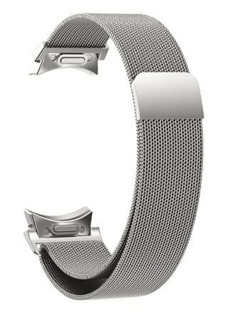Tiera Samsung Galaxy Watch6 Milanese stålarmband quick release Silver