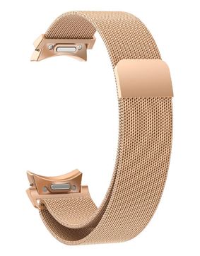 Tiera Samsung Galaxy Watch6 Milanese stålarmband quick release Rose Gold