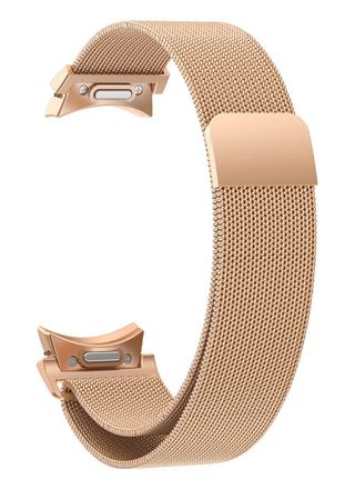 Tiera Samsung Galaxy Watch6 Milanese stålarmband quick release Rose Gold