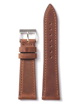 Tiera läderarmband mörkbrun