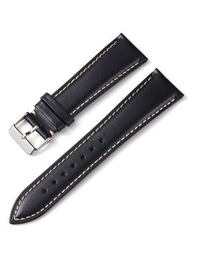 Tiera Oil Wax läderarmband svart