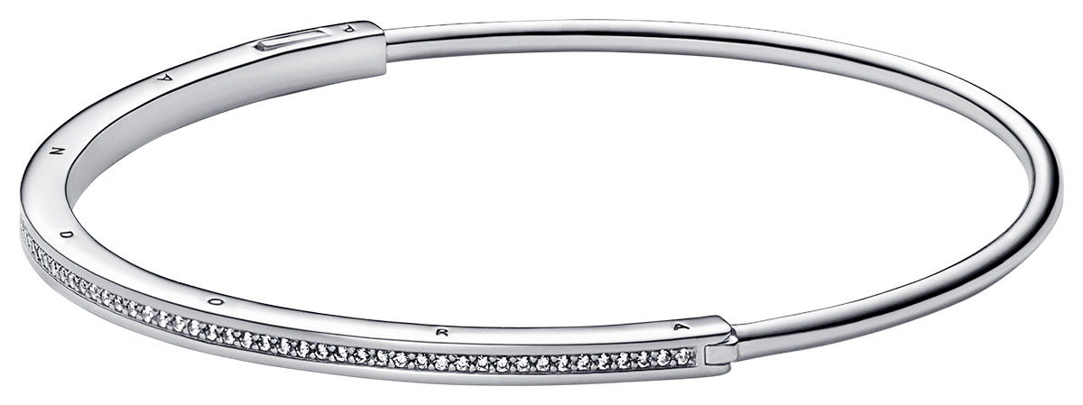 Pandora Signature I-D Pave armband 592313C01-1 16 cm