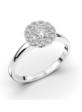 Festive Isabella halo-diamantring 594-042-VK
