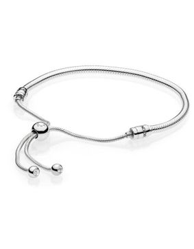 Pandora 599652C01-2 Moments Silver Sliding armband