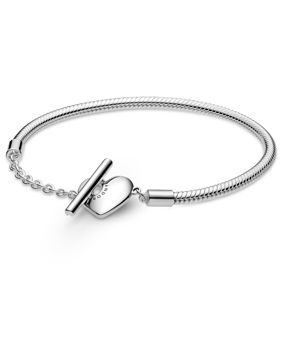 Pandora Moments armband Engravable Heart T-Bar 599285C00