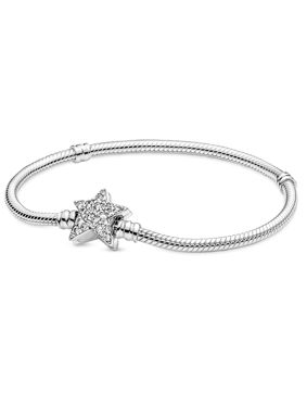 Pandora Moments Star Clasp Snake Chain Bracelet armband 599639C01