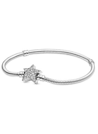 Pandora Moments Star Clasp Snake Chain Bracelet armband 599639C01