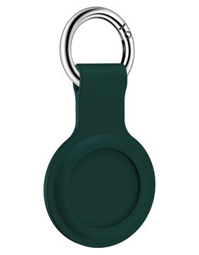 Tiera silikon Apple AirTag nyckelring hållare grön