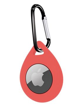 Tiera Apple AirTag silikon droppformat skal orange