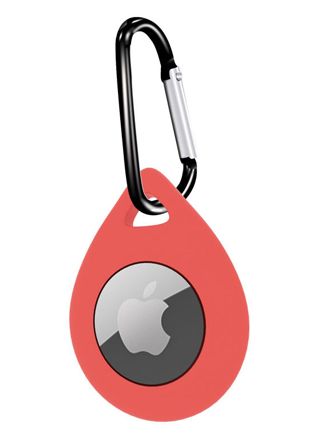 Tiera Apple AirTag silikon droppformat skal orange