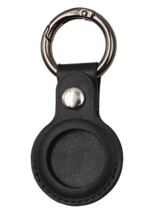 Tiera konstläder Apple AirTag skal svart