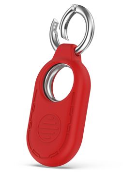 Tiera silikon Samsung Galaxy SmartTag 2 hållare röd