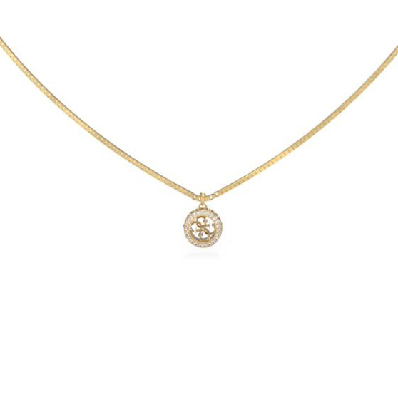 GUESS 4G Crush guldfärgat halsband litet JUBN04162JWYGT/U
