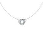 GUESS 4G Crush Perfect Mini Links silverfärgat halsband JUBN04062JWRHT/U