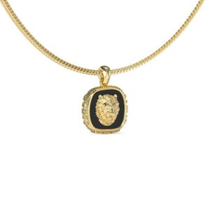 GUESS Lion King guld och svartfärgat lejonhalsband JUMN04002JWYGBKT/U main product photo