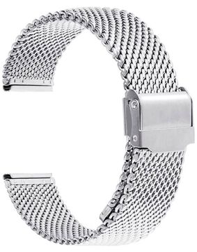 Tiera Heavy Duty mesharmband silver