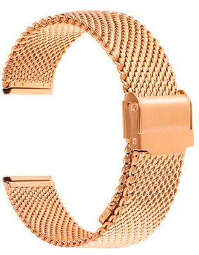 Tiera Heavy Duty mesharmband roseguld