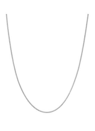 Lykka Basics 9K 1,1 mm pansar vitguld kedja