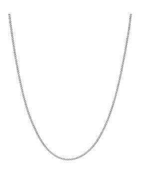 Lykken Basics 9K 1,2 mm pansar vitguld kedja