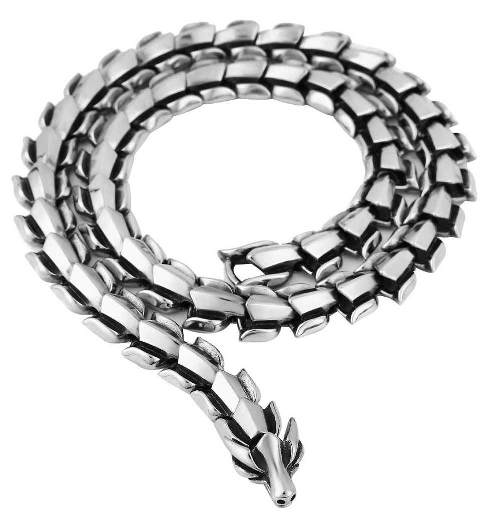 Varia Design Wolf Viking Silver halsband