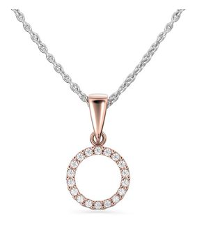 Festive Saturnus diamant hängsmycke 620-009R-PK