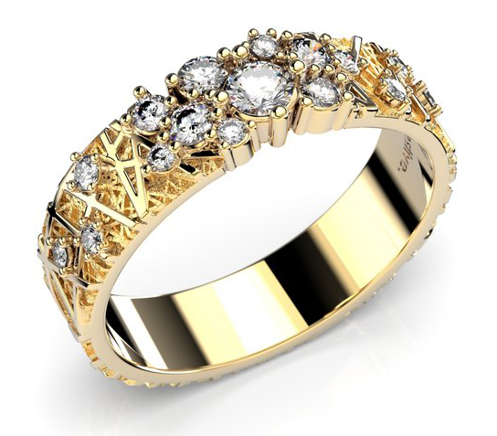 Festive Routa Rakka diamantring 627-033-KK