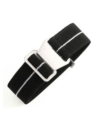 Tiera flexibelt paranato-klockarmband svart-vitt