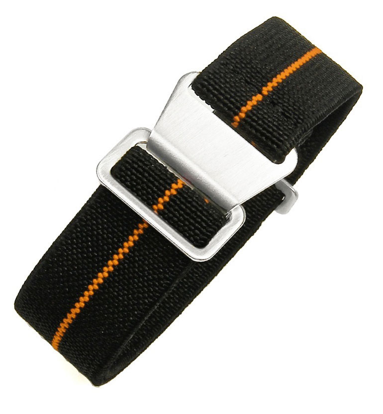 Tiera flexibelt paranato-klockarmband svart-orange