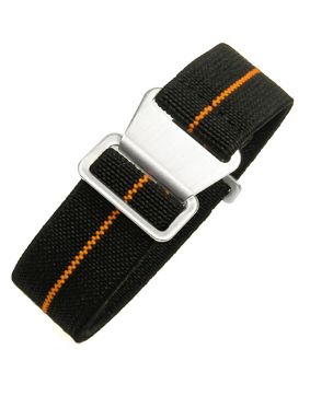 Tiera flexibelt paranato-klockarmband svart-orange
