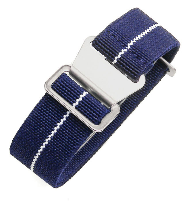 Tiera flexibelt paranato-klockarmband blått-vitt