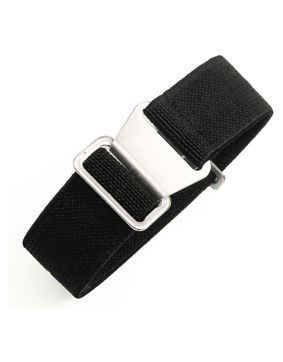 Tiera flexibelt paranato-klockarmband svart