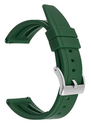 Tiera grönt silikongummi klockarmband