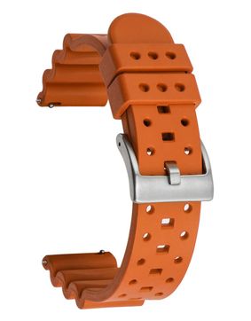 Tiera orange FKM-gummi klockarmband