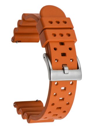 Tiera orange FKM-gummi klockarmband