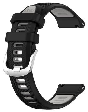 Tiera Sport silikonklockarmband svart-grått