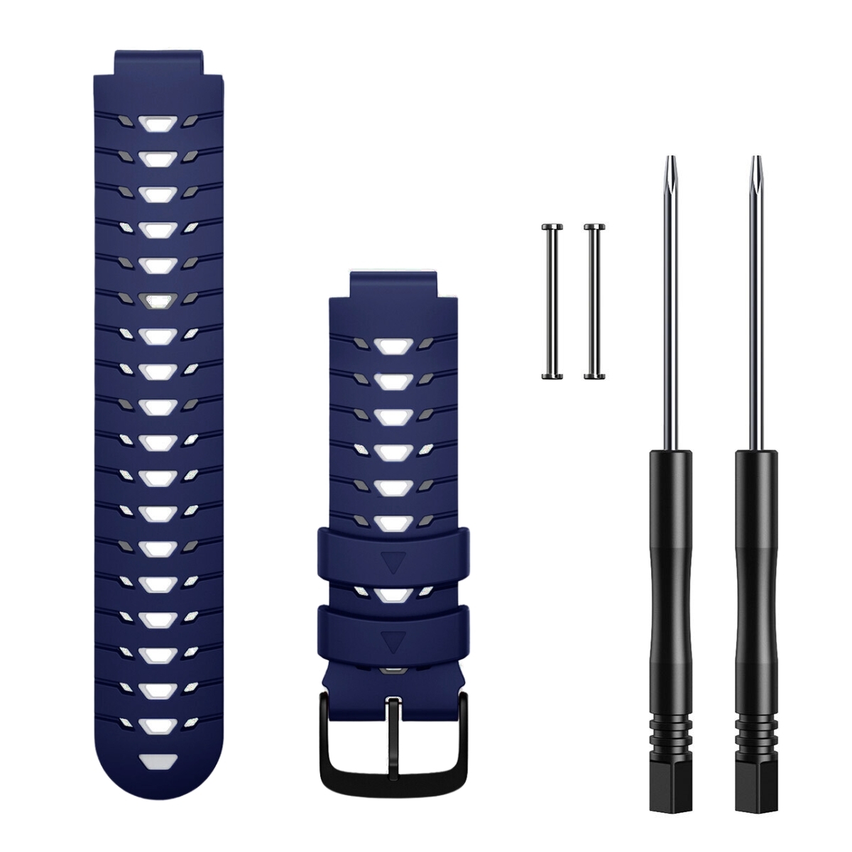 Tiera Garmin Forerunner 630 klockarmband blått-vitt