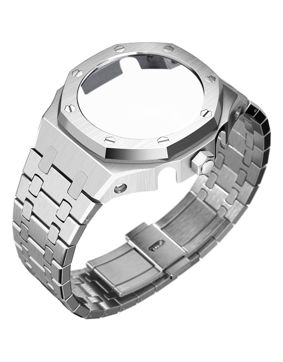 Tiera Casio GA-2100 custom mod kit silver